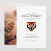 Idaho State University Bengals Spirit Ontwerp Aankondiging (Voorkant / Achterkant)