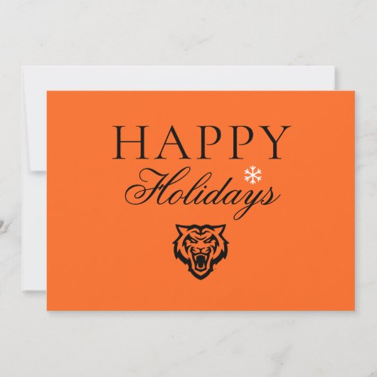 Idaho State University Bengals Spirit Ontwerp Feestdagenkaart (Voorkant)