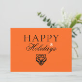 Idaho State University Bengals Spirit Ontwerp Feestdagenkaart (Staand voorkant)