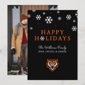 Idaho State University Bengals Spirit Ontwerp Feestdagenkaart (Voorkant / Achterkant)