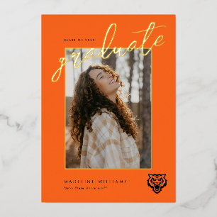 Idaho State University Bengals Spirit Ontwerp Folie Uitnodiging