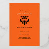 Idaho State University Bengals Spirit Ontwerp Folie Uitnodiging (Voorkant)