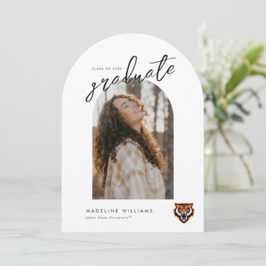 Idaho State University Bengals Spirit Ontwerp Kaart (Staand voorkant)