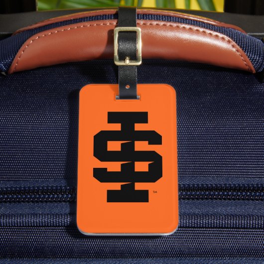 Idaho State University Bold Bengaals Logo Bagagelabel (Voorkant Insitu 2)