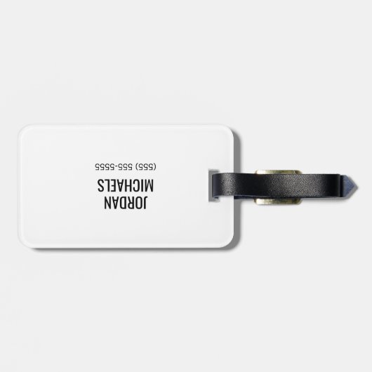 Idaho State University Bold Bengaals Logo Bagagelabel (Achterkant horizontaal)