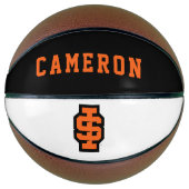 Idaho State University Bold Bengaals Logo Basketbal (Voorkant)