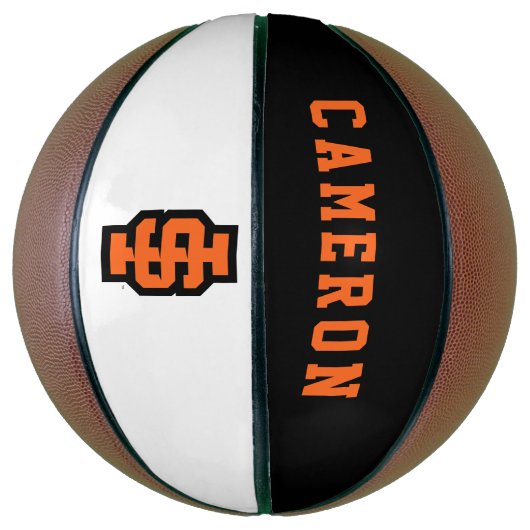 Idaho State University Bold Bengaals Logo Basketbal (Verticaal)