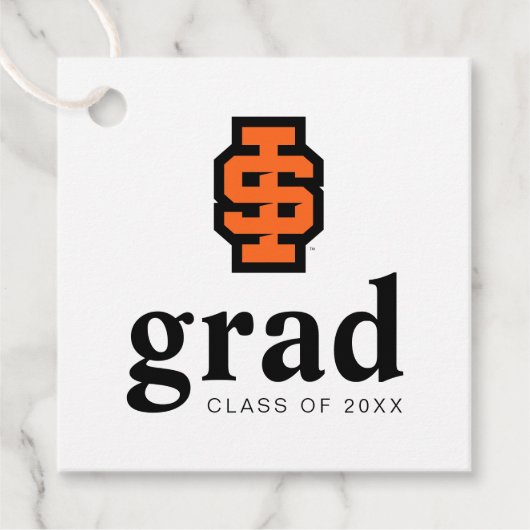 Idaho State University Bold Bengaals Logo Bedankjes Labels (Voorkant)
