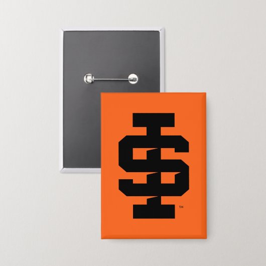 Idaho State University Bold Bengaals Logo Button (Voorkant / Achterkant)
