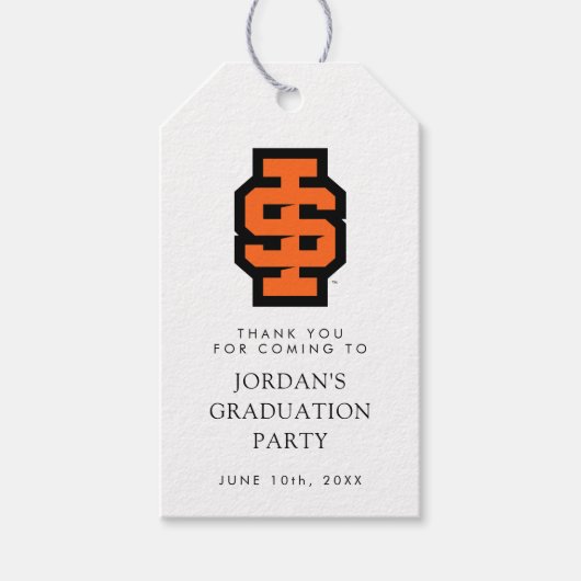 Idaho State University Bold Bengaals Logo Cadeaulabel (Voorkant)