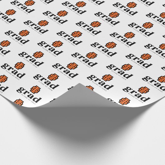 Idaho State University Bold Bengaals Logo Cadeaupapier (Hoek)