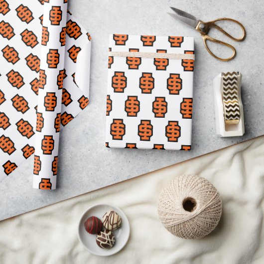 Idaho State University Bold Bengaals Logo Cadeaupapier (Crafts)