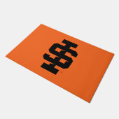 Idaho State University Bold Bengaals Logo Deurmat (Schuin)