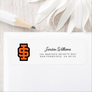 Idaho State University Bold Bengaals Logo Etiket