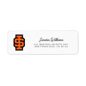 Idaho State University Bold Bengaals Logo Etiket (Voorkant)