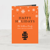 Idaho State University Bold Bengaals Logo Feestdagen Kaart (Voorkant)