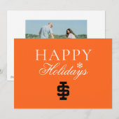 Idaho State University Bold Bengaals Logo Feestdagenkaart (Voorkant / Achterkant)