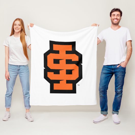 Idaho State University Bold Bengaals Logo Fleece Deken (In situ)