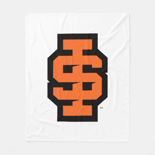 Idaho State University Bold Bengaals Logo Fleece Deken (Voorkant)
