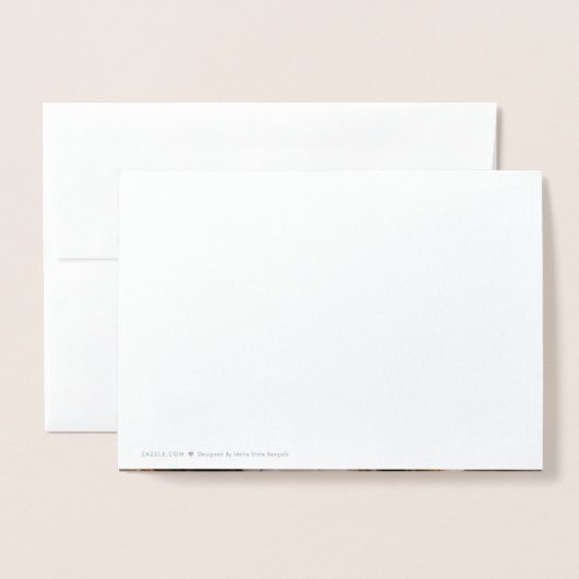 Idaho State University Bold Bengaals Logo Folie Kaarten (Met envelop)