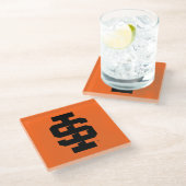 Idaho State University Bold Bengaals Logo Glazen Onderzetter (Schuin)
