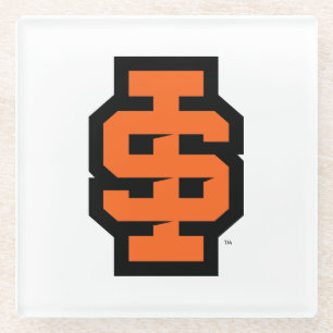Idaho State University Bold Bengaals Logo Glazen Onderzetter