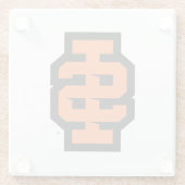 Idaho State University Bold Bengaals Logo Glazen Onderzetter (Achterkant)