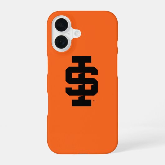 Idaho State University Bold Bengaals Logo iPhone 16 Hoesje (Achterkant)