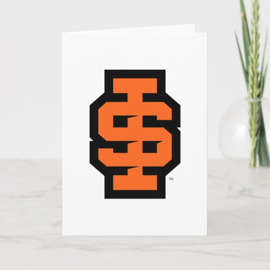 Idaho State University Bold Bengaals Logo Kaart (Voorkant)