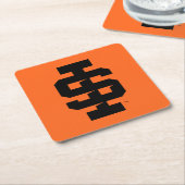 Idaho State University Bold Bengaals Logo Kartonnen Onderzetters (Schuin)