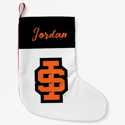 Idaho State University Bold Bengaals Logo Kleine Kerstsok (Voorkant)