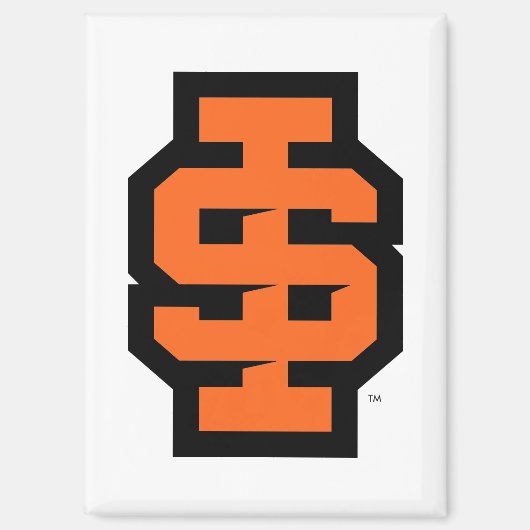 Idaho State University Bold Bengaals Logo Magneet (Voorkant)
