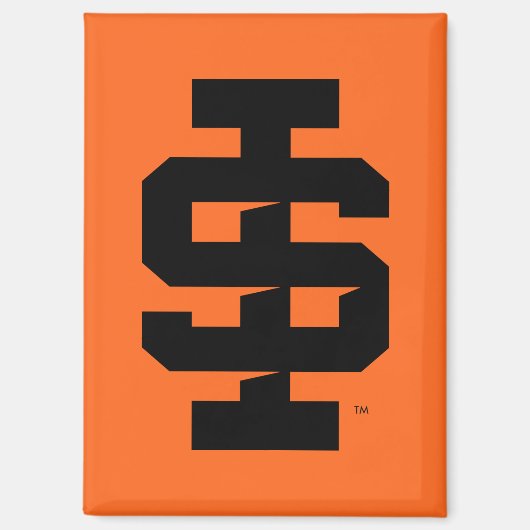 Idaho State University Bold Bengaals Logo Magneet (Voorkant)