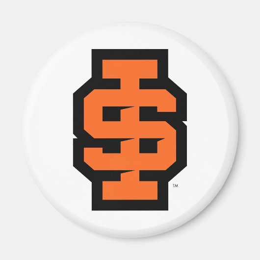 Idaho State University Bold Bengaals Logo Magneet (Voorkant)