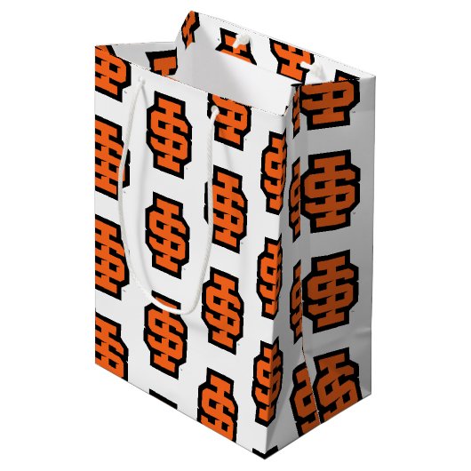 Idaho State University Bold Bengaals Logo Medium Cadeauzakje (Voorkant Gekanteld)