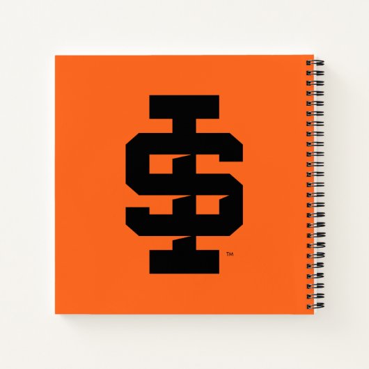 Idaho State University Bold Bengaals Logo Notitieboek (Achterkant)