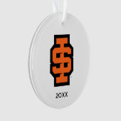 Idaho State University Bold Bengaals Logo Ornament (voorkant)