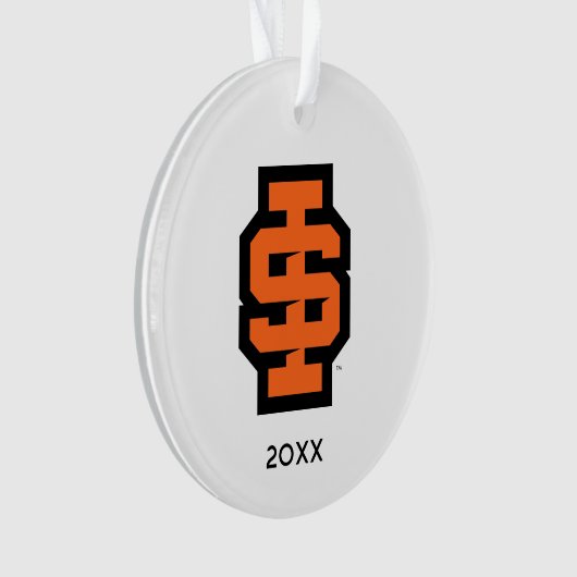 Idaho State University Bold Bengaals Logo Ornament (voorkant)