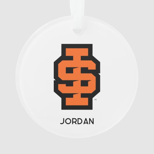 Idaho State University Bold Bengaals Logo Ornament (achterkant)