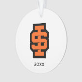 Idaho State University Bold Bengaals Logo Ornament (voorkant)