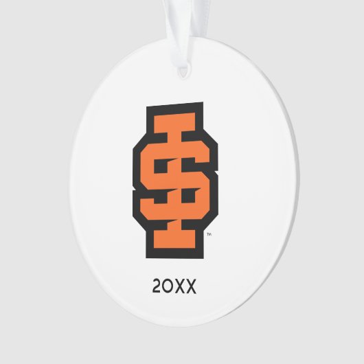 Idaho State University Bold Bengaals Logo Ornament (voorkant)