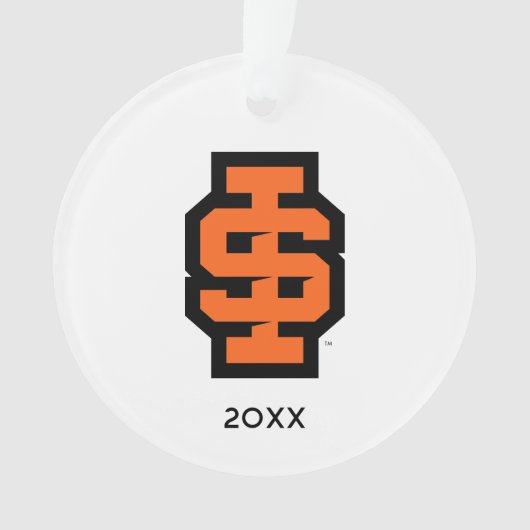 Idaho State University Bold Bengaals Logo Ornament (voorkant)