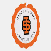 Idaho State University Bold Bengaals Logo Ornament Kaart (Rechts)