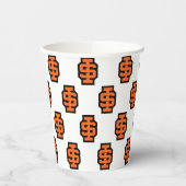 Idaho State University Bold Bengaals Logo Papieren Bekers (Links)