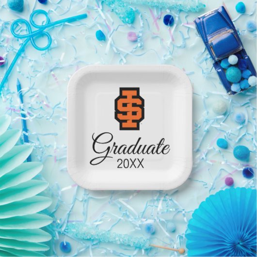 Idaho State University Bold Bengaals Logo Papieren Bordje (Feest)
