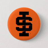 Idaho State University Bold Bengaals Logo Ronde Button 5,7 Cm (Voorkant)
