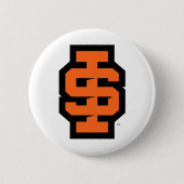 Idaho State University Bold Bengaals Logo Ronde Button 5,7 Cm (Voorkant)