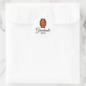 Idaho State University Bold Bengaals Logo Ronde Sticker (Tas)