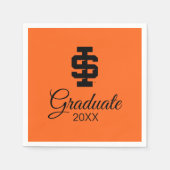 Idaho State University Bold Bengaals Logo Servet (Voorkant)