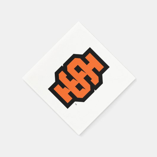 Idaho State University Bold Bengaals Logo Servet (Hoek)